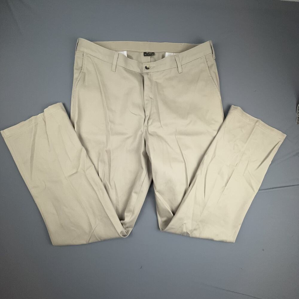 Wrangler Riata Khaki Flat Front Pants